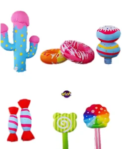 Colorful Giant Inflatable Lollipop Candy Balloon for Children's Day Decoration