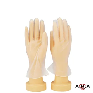 Safety Protective Powder Free Blue Disposable Vinyl Gloves Disposable Nitrile&Vinyl Blended Synthetic Gloves