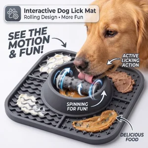 Interactive Dog Lick Mat Slow Feeder