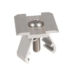 Solar PV Mounting Systems Customized Pole Mount Bracket for Metal Roof