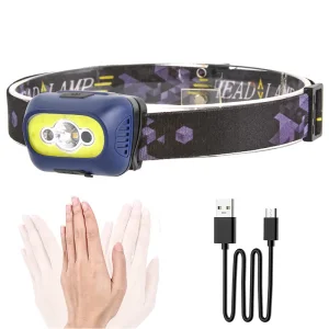 Motion Sensor COB LED Headlamp