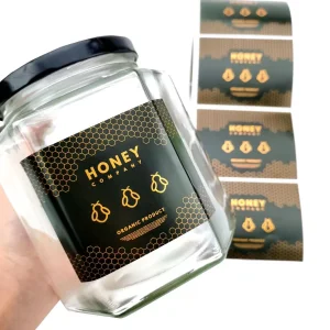 China Custom Logo Food Adhesive Digital Printing Label Stickers