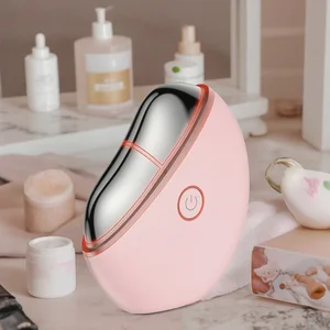 MGT Electric Warm Gua Sha Device Facial Massager with Microcurrents Led Beauty Machine Ems Face Lifting Tool