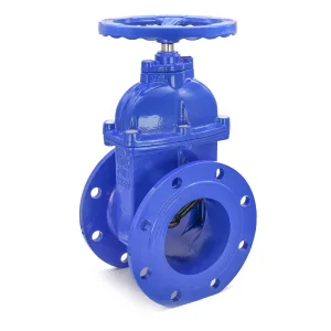 DIN3352 F4/F5 BS5163 BS5150 Gate Valve, OS&Y Rubber Wedge Resilient Seated Non Rising Stem Ductile Iron /Cast Iron Control Knife Sluice F4 Flanged Gate Valve