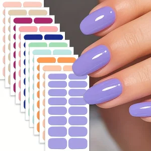 OEM Service Gloss Burgundy Nail Art Stickers