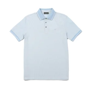 China Men's Jacquard Pique Polo Shirt