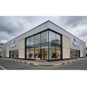 ISO CE Metal Steel Structurecommercial Building Custom Steel Structure Shopping Mall With Mezzanine