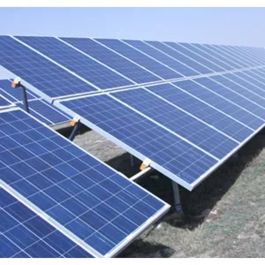 Solar Panel Pole Mounting Stand Structure for Model No. 1 with H-Shaped Track