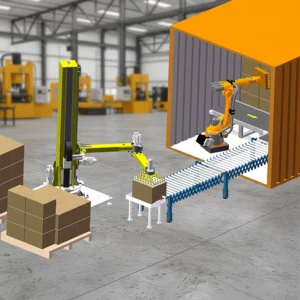 Container Mobile Loading Unloading Robot System