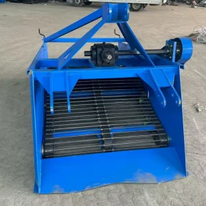 Double-Chain Conveyor Digger for Harvesting Rhizomatous Medicinal Herbs (Angelica Sinensis &amp; Astragalus Membranaceus)