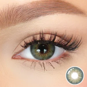 Soft Eye Color Contact Lenses Cloudy Green