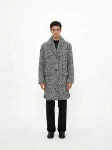 Men's Slim Fit Trench Overcoat Single Breasted Winter Warm Coat Classic Business Style Personality Design Long