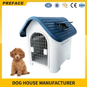 OEM Waterproof Comfortable Luxury Outdoor Safe Non Toxic Indoor and Outdoor Large Plastic Pet House Suitable for Big Dog