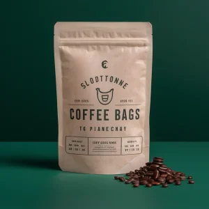 100% Biodegradable PLA Stand up Pouch Biodegradable Kraft Paper Zipper Bag Eco Friendly Custom Printed Wholesale