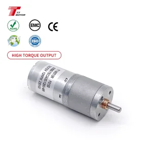 TT Motor Small Brushless Gear Motor GM25-TEC2430 Pwm Controller 12v Gear Motor with Encoder
