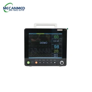 Guangzhou Mecan Meidcal Hospital Ambulance Instrument Veterinary ICU Monitor Etco2 12.1inch Patient Monitor