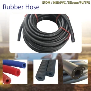 Flexible EPDM/Silicone Rubber Braided Air and Coolant Radiator Hose for Hydraulic Sandblasting Systems