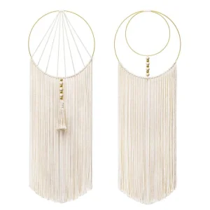 Macrame Wall Hanging Woven Bohemian Wall Decor for Apartment Bedroom