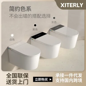 Ceramic Toilet Bidet Bathroom Auto Wall-Mounted Water Spray UV Electric Smart Wall Hung Wc Toilet