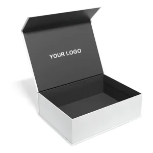 Hot Luxury Foldable Custom Recyclable Matte Black Clothes Wig Boxes Perfume Folding Magnetic Gift Box Packaging