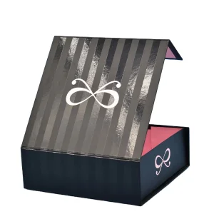 Custom Designs Matte Black White Luxury Retail Paper Boxes