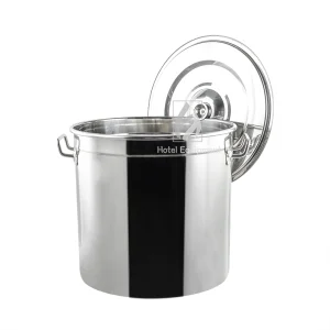 21L-170L Heavy Duty Stainless Steel Stock Pot Cooking Pot Single Wall Soup Pot