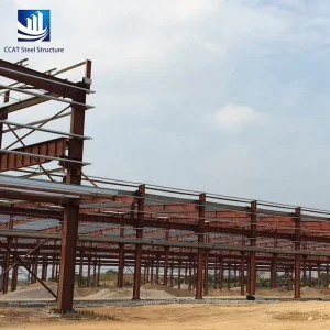 Braced Customized High-Strength Steel Building Structure Accessories Component for Earthquake-Resistant Factory Frames