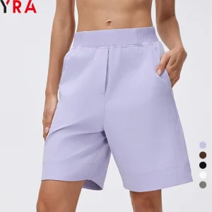 High Waist Loose Yoga Short Pants