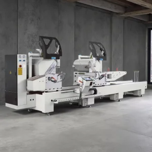 High Precision Aluminum CNC Double-Head Cutting Saw Aluminum Window Machine