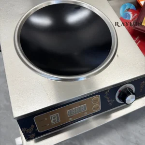 Commercial Induction Cooker Double Zone Heating System for Restaurant Kitchen