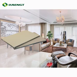 Steel Aluminum Honeycomb Sandwich Panel Lightweight Interior Decoration 8mm Aluminum Honeycomb and Steel Composite Decorative Panel 3D PVC Wall Panel