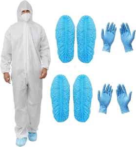 Coveralls with Gloves
