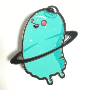 Metal Hard Enamel Et Alien Badges with Printed Logo (XD-0112)