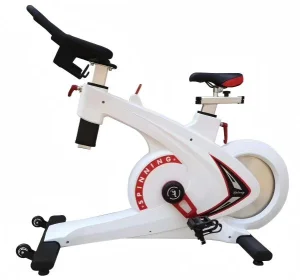 White Indoor Exercise Magnetic Resistance Fitness Gym Equipment Spinning Bike