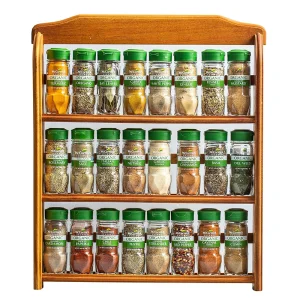 Spice Rack Organizer Bamboo Kitchen Storage