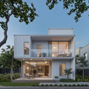 Modern Style Detachable Steel Container Houses for Outdoor Use Free Design Planning Workshops Plants Warehouse Hospital Mall