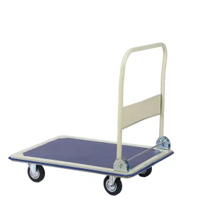 Chinese Factory Heavy Duty Steel Folding Platform Hand Truck Cart 300kg Loading Capacity Hand Trolley
