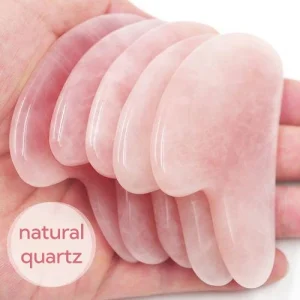 Mushang Rose Quartz Gua Sha Tool
