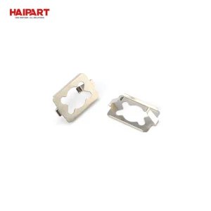 Stainless Steel Strip Hollow Structure Electrical Positioning Buckle Equipment Component Adapter Fastener MCB Parts