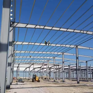 Modern Design Prefabricated Industrial Warehouse Offices Shed Manufacturer Insulated Two-Story Agricultural Steel Structure Warehouse Building