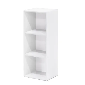 Contemporary 2025 Modern Design 3-Cube Bookshelves Solid Wood &amp; Panel Bookcases for Home Office Living Room &amp; Bedroom Furniture