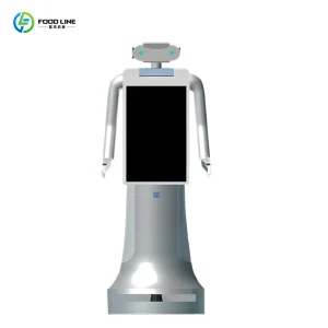 Commercial Front Desk Reception Food Delivery Service Robot for Hotel