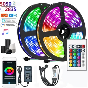 Smart RGB LED Strip 5050/2835 PVC USB Waterproof IP65 RF Remote Music Sync Room &amp; Outdoor Lighting Flexible