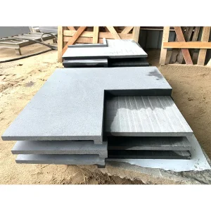 Natural Stone Hainan Black Dark Color Basalt for Pool Coping/Tiles Price Wholesale