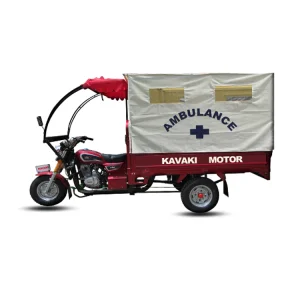KAVAKI White Ambulance Car Price Reverse Trike Motorcycles / Adult Electric Tricycle for Sales