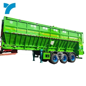 Flatbed Box Bulk Grain Trailer