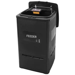 Large Capacity Automatic Fish Farm Feed Feeding Machine 80kg 120kg Volume Pond Electric Fish Food Feeder