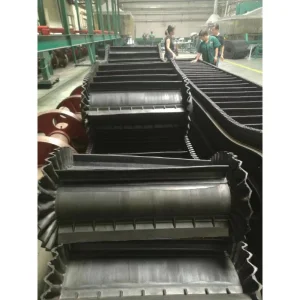 High-Stability Agriculture Duty Corrugated Sidewall Conveyor Rubber Belt Big Load Capacity Space-Saving Design