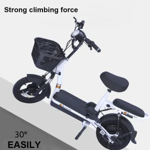 Paige 48V12A 350W Lightweight Recharged China Electric Bikes High-Quality Cheap for Sale Electric Scooter Mini Electric Vehicle