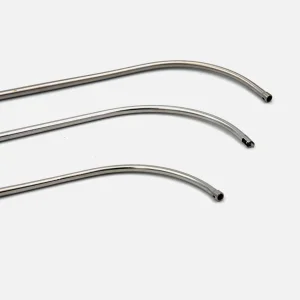 Stainless Steel Bent Tube Surgical Iud Extractor Hook Gynecology Instruments
